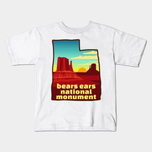 Bears Ears National Monument Utah Kids T-Shirt